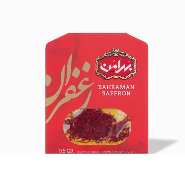 زعفران نیم گرم پاکتی بهرامن