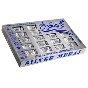 گز ۳۰درصد بادامی معراج نقره ای