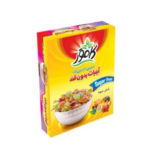 آبنبات بدون قند و رژیمی شش میوه کامور