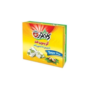 گز مخلوط پسته و بادام رژیمی کامور