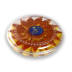 شیرینی شربتی زعفرانی رضا قزوین – 500گرم