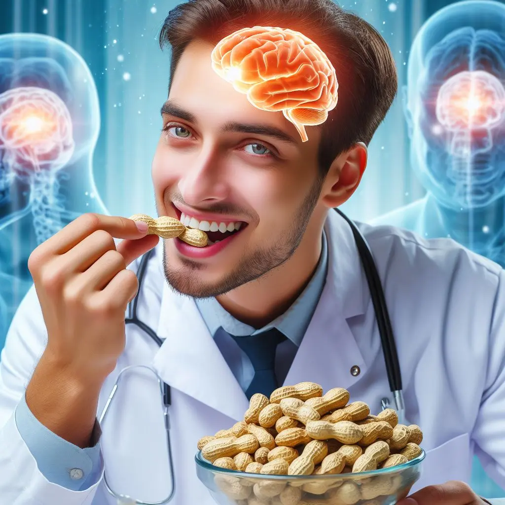 بادام زمینی برای تقویت حافظه و مغز