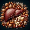 آجیل برای کبد چرب