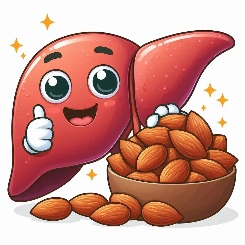 بادام برای کبد چرب