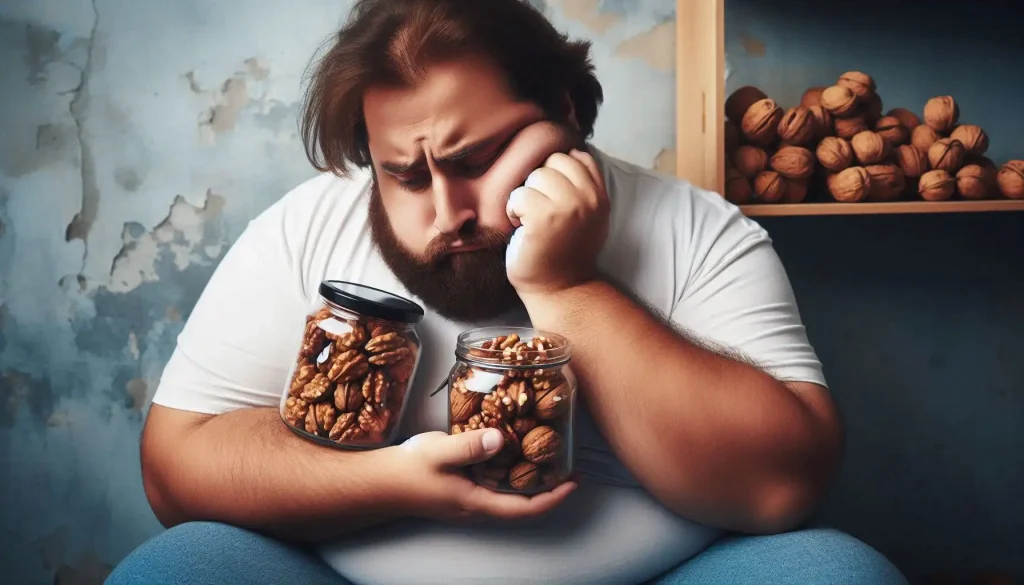 مصرف شدید گردو باعث اضافه وزن می شود