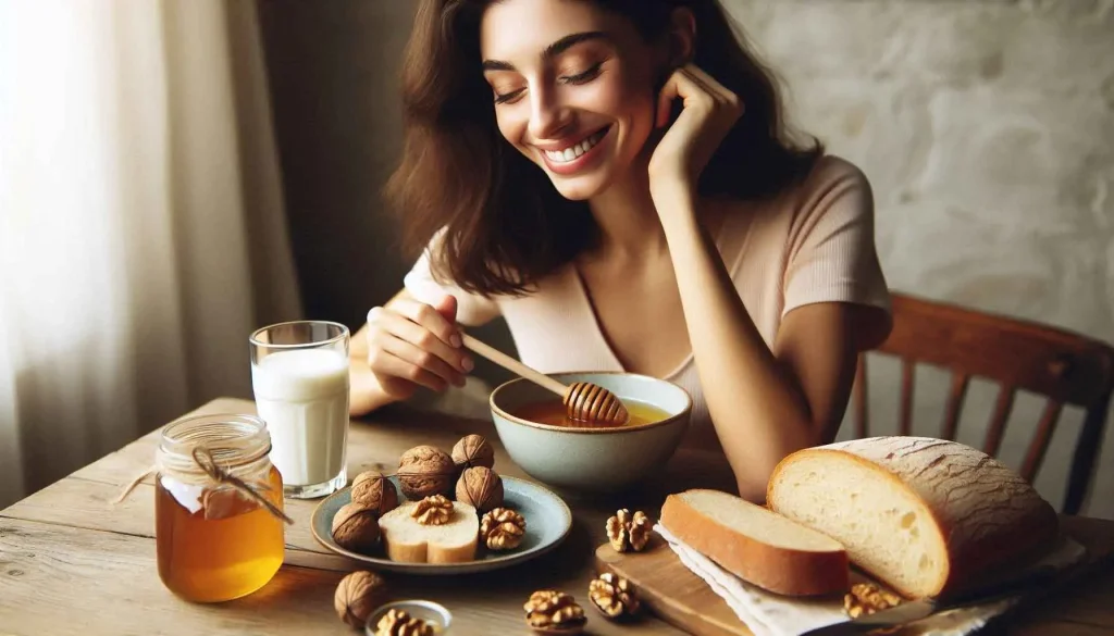 خواص عسل و گردو برای زنان