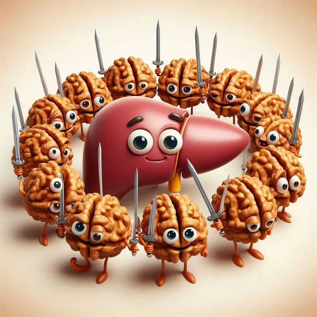 گردو از کبد آقایان محافظت می کند