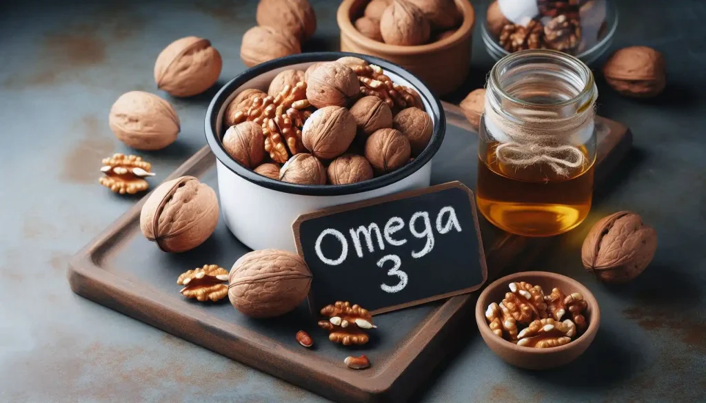 گردو سرشار از اسید چرب امگا 3 است