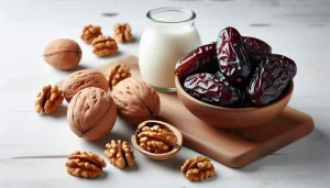 خواص گردو و خرما