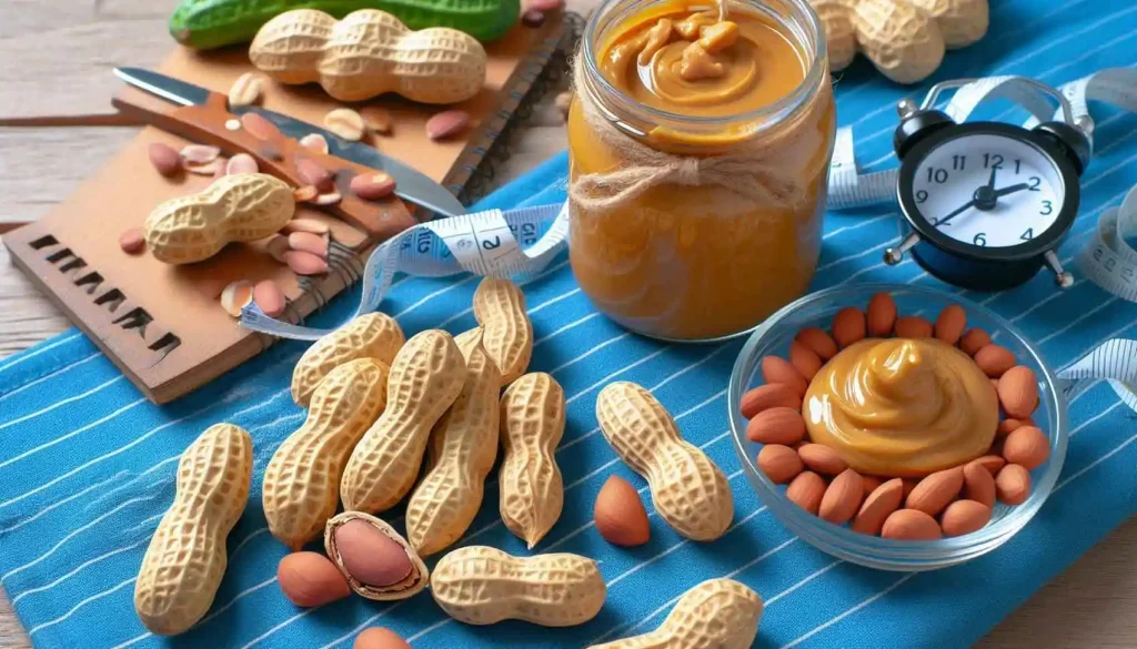 بادام زمینی برای کاهش وزن