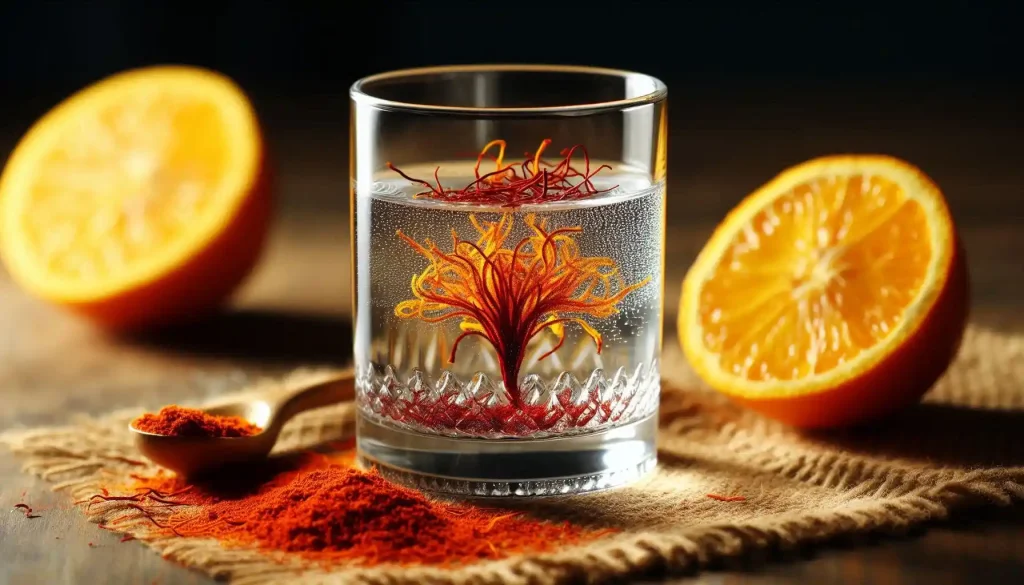 آماده‌ سازی زعفران برای دم کردن