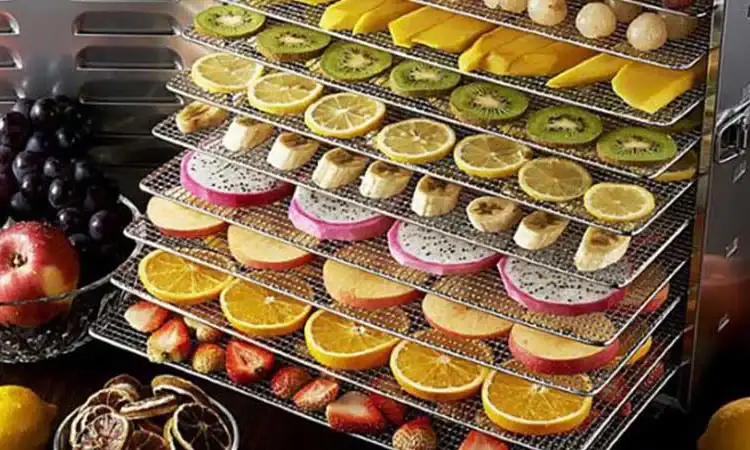 زمان خشک کردن میوه در میوه خشک کن چقدر است؟