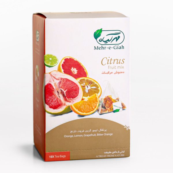 دمنوش میوه ای مرکبات ۱۸ عددی
