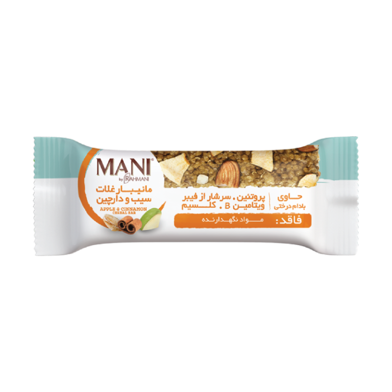 مانیبار غلات سیب و دارچین