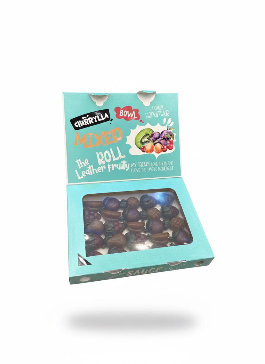 لواشک طرح میوه چریلا