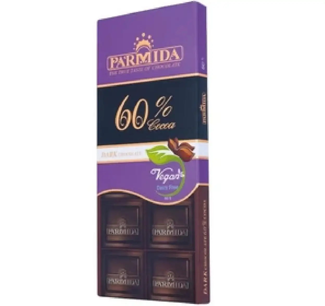 شکلات تلخ تبلت60% پارمیدا - 80گرم