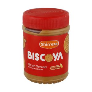 کرم بیسکویت با کره بادام زمینی شیررضا - 400گرم