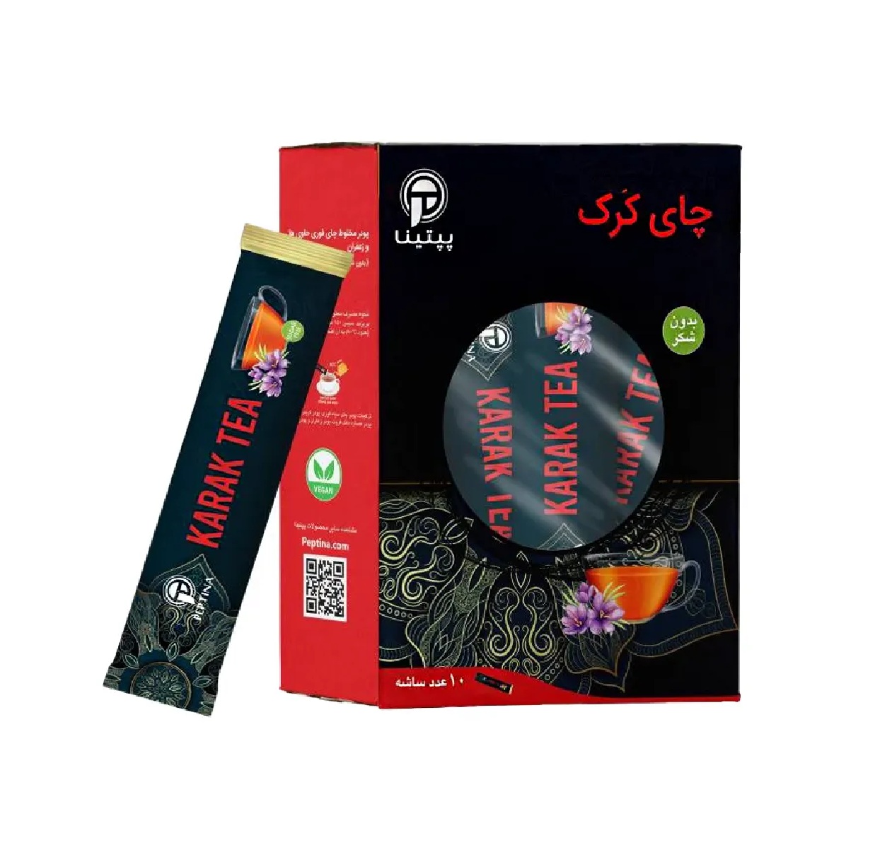 چای‌کرک‌زعفرانی‌پپتینا-10ساشه