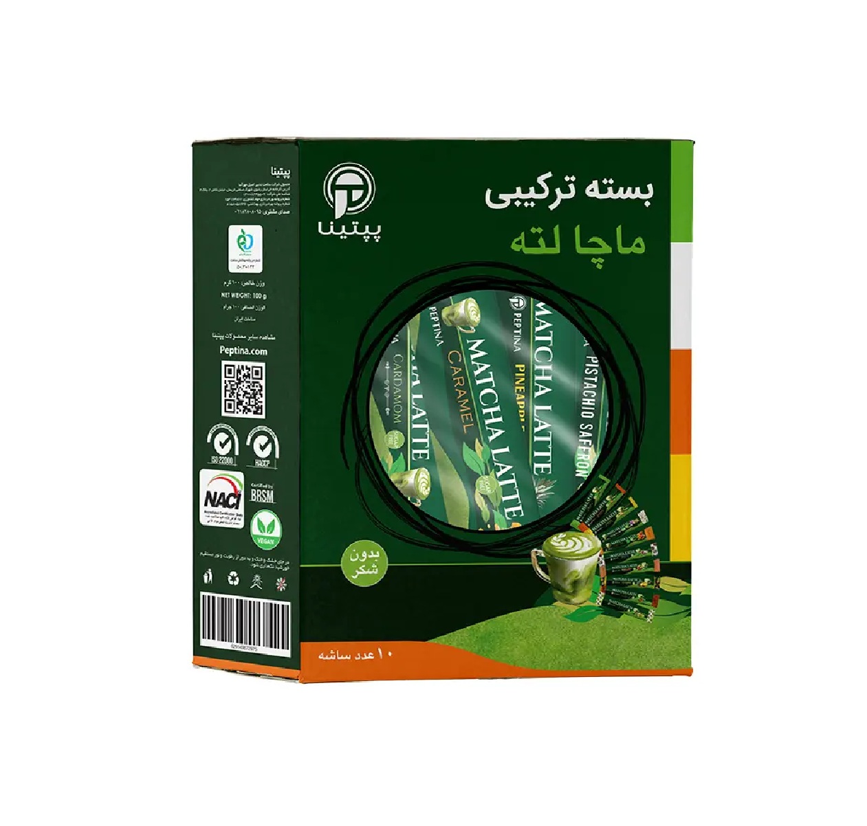 بسته ترکیبی ماچا لته پپتینا-10عددی