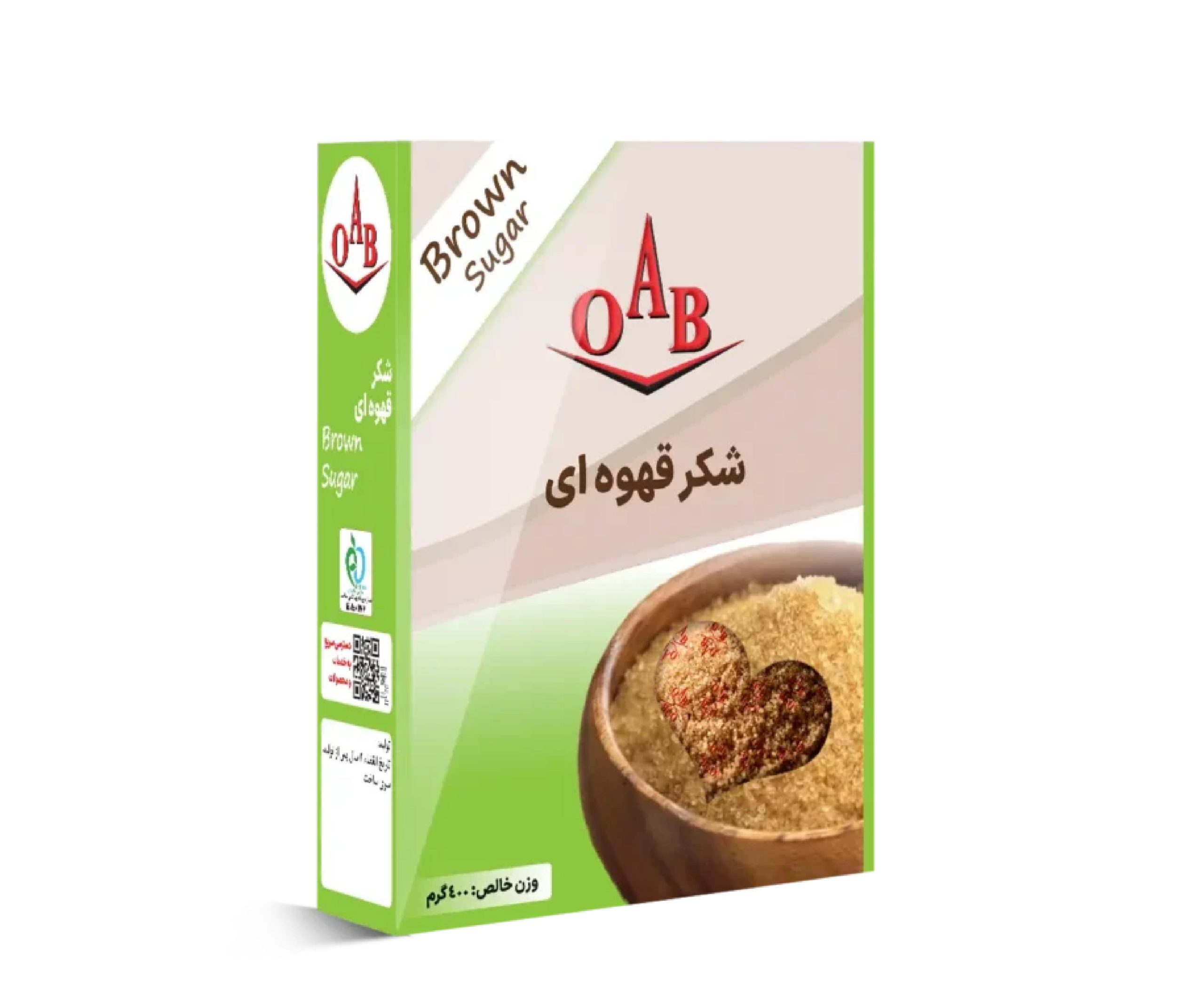 شکر قهوه‌ ای(OAB) - ۴۰۰ گرمی